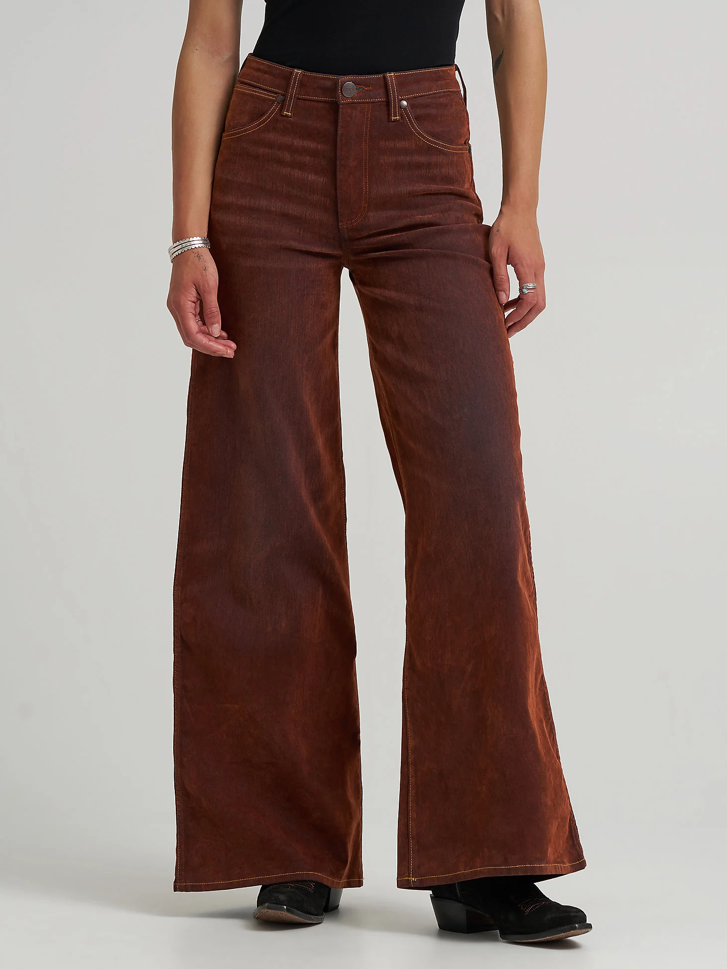Wrangler Punchy Cinnamon Wide Leg - Image 5