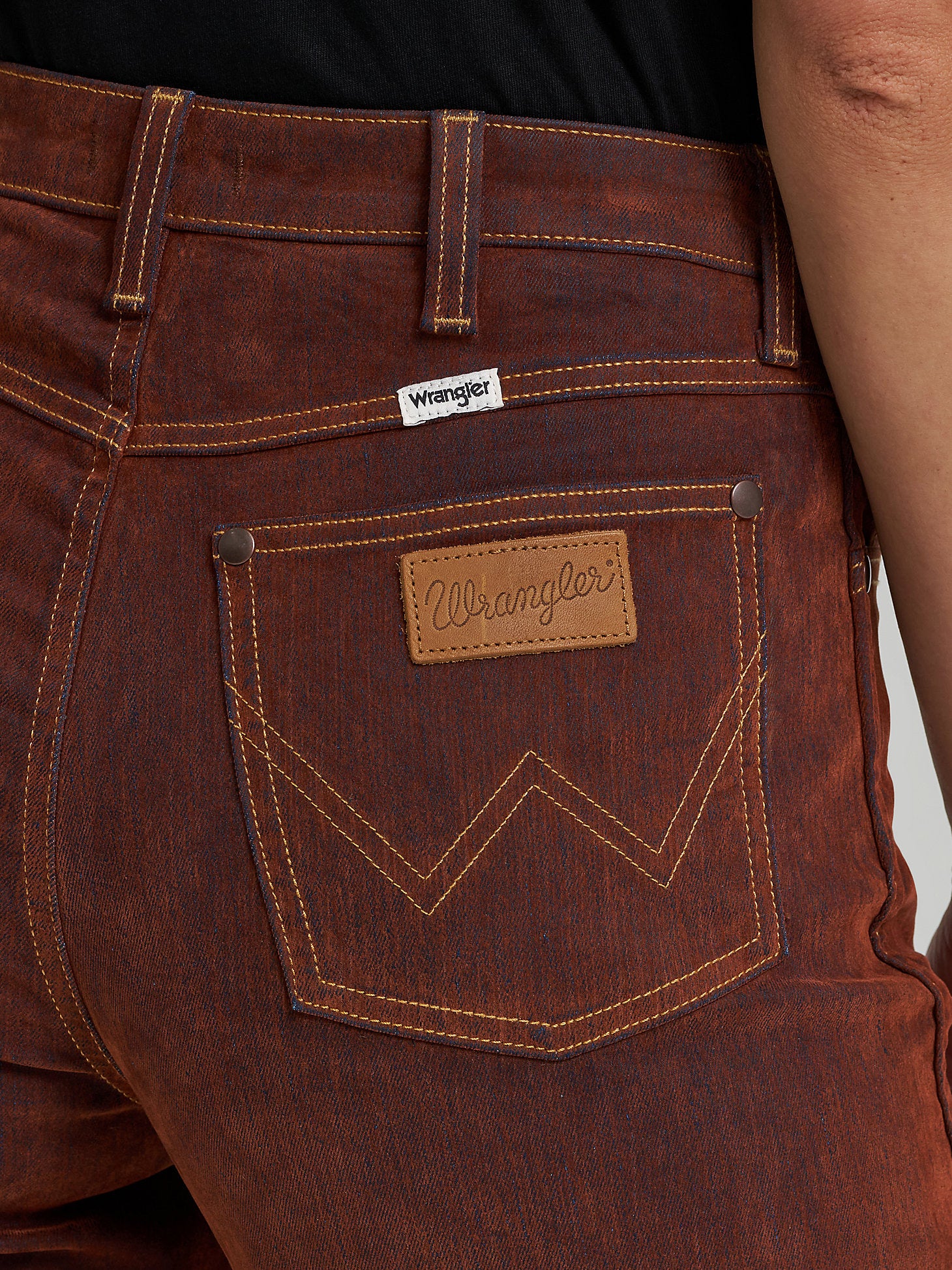 Wrangler Punchy Cinnamon Wide Leg - Image 7