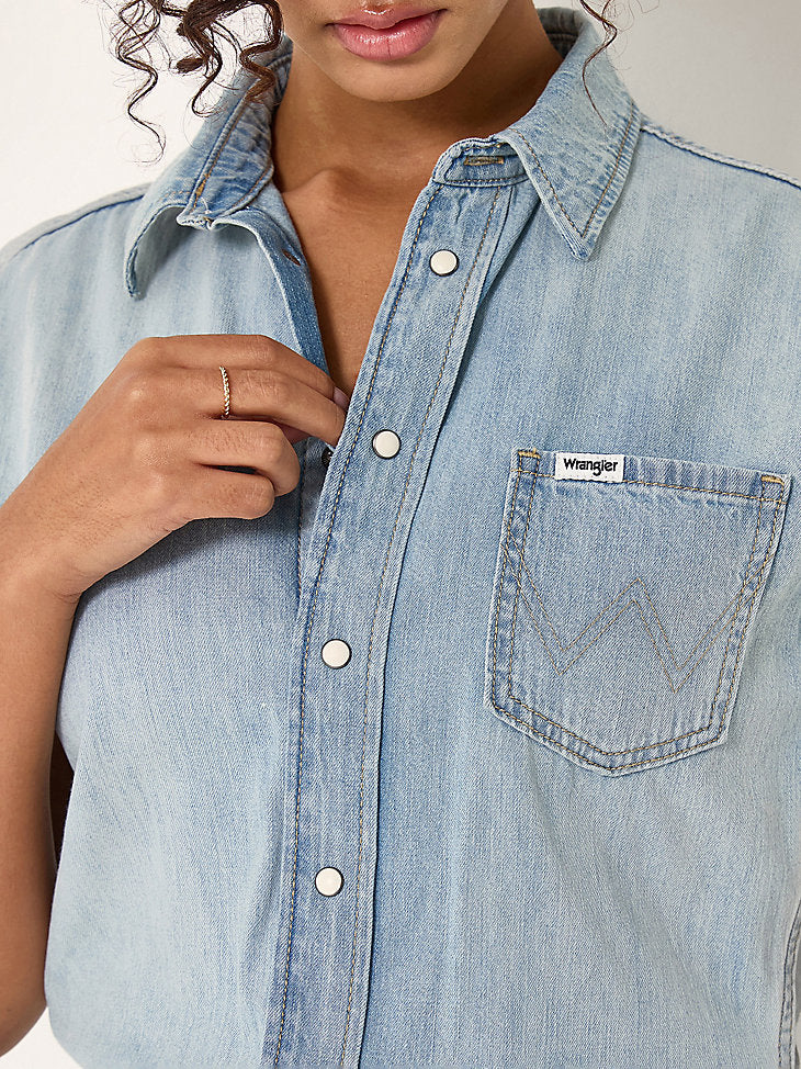 Wrangler Punchy Jumpsuit Bleached - Image 8