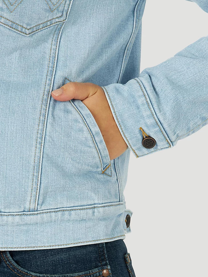Final Sale ✨ Wrangler Sugarland Sherpa Bleach Denim Jacket - Image 7