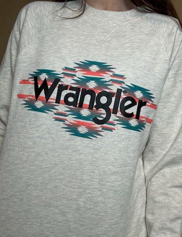 Sale✨ Wrangler Teal Aztec Side Snap - Image 4