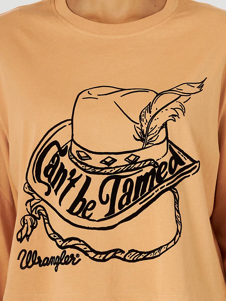 Final Sale ✨ Wrangler Can't Be Tamed Long Sleeve T-Shirt - Image 2