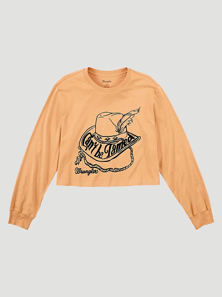 Final Sale ✨ Wrangler Can't Be Tamed Long Sleeve T-Shirt - Image 3