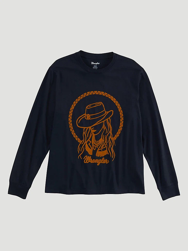 Final Sale ✨Wrangler Retro Women's Cowgirl Lasso Long Sleeve T-Shirt - Image 3
