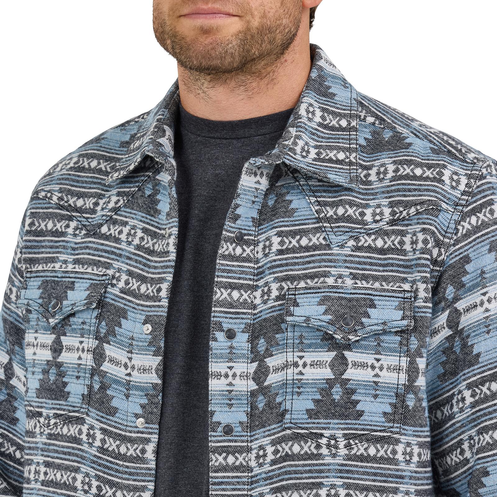 Wrangler Retro Woven Shades of Blue - Image 2