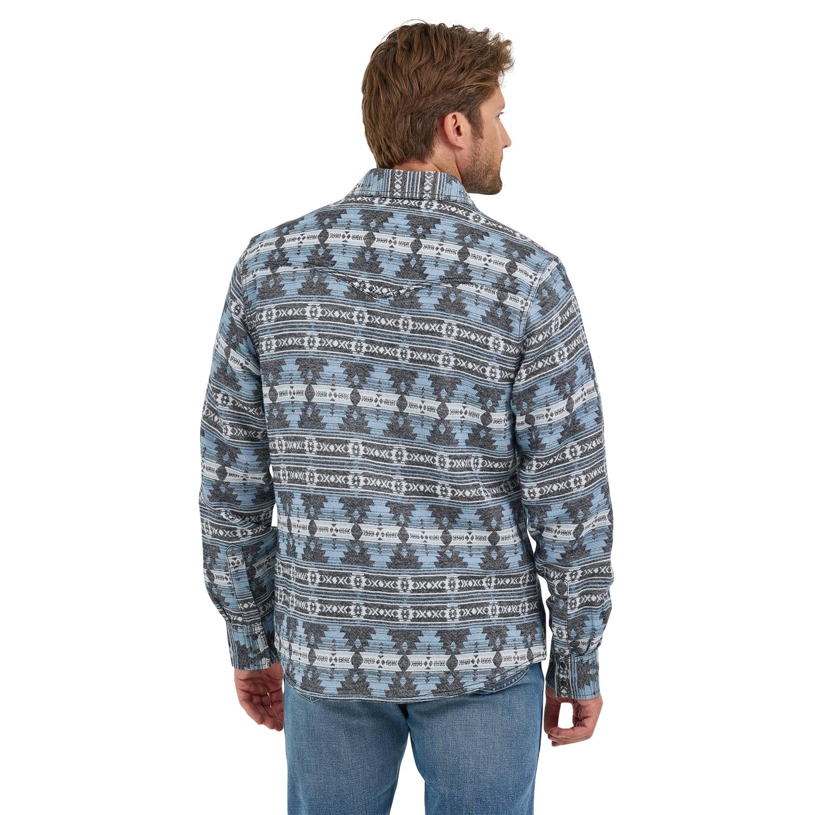 Wrangler Retro Woven Shades of Blue - Image 3