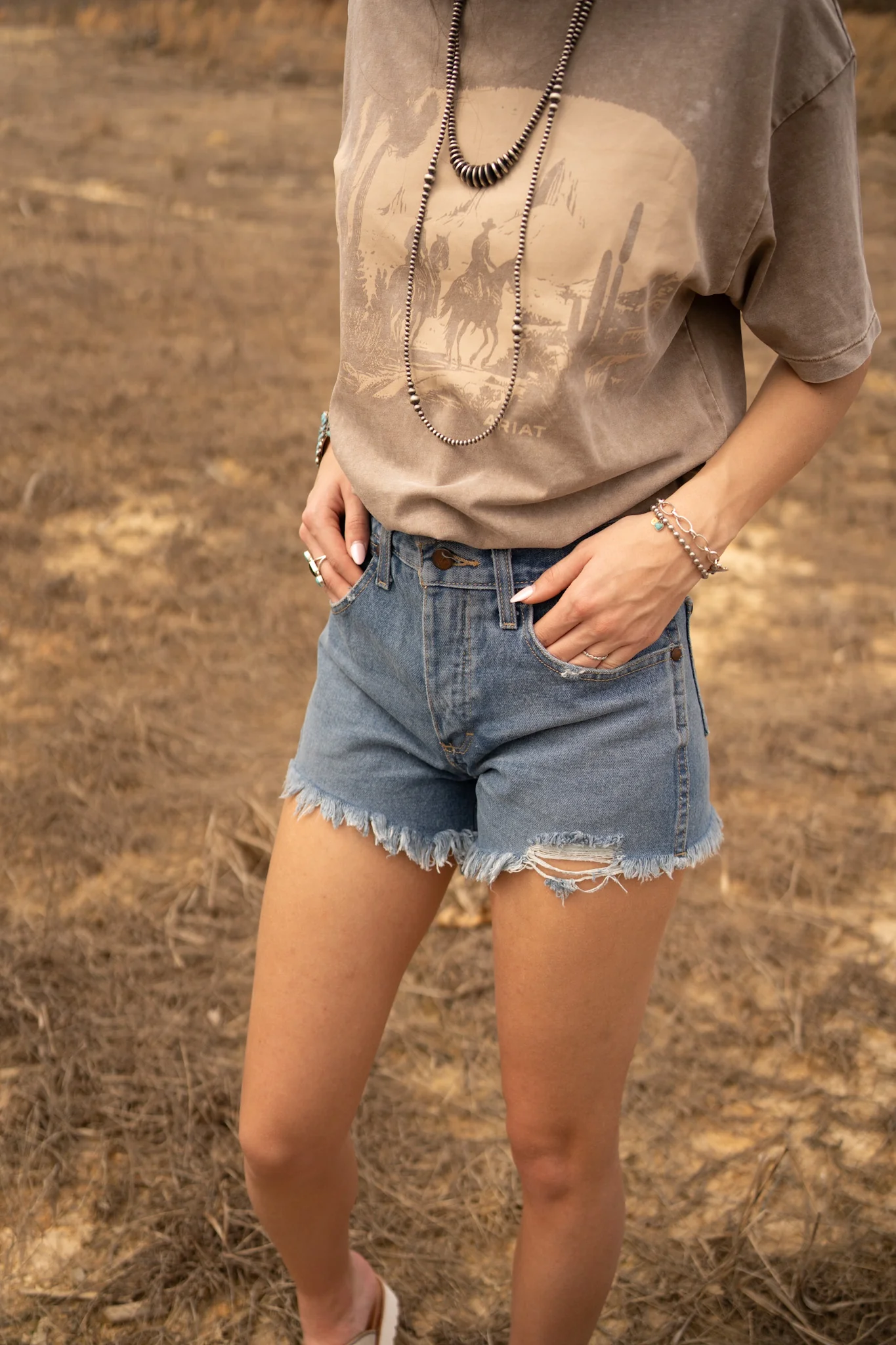 Wrangler Reworked Off Shore Women's Shorts - Image 2