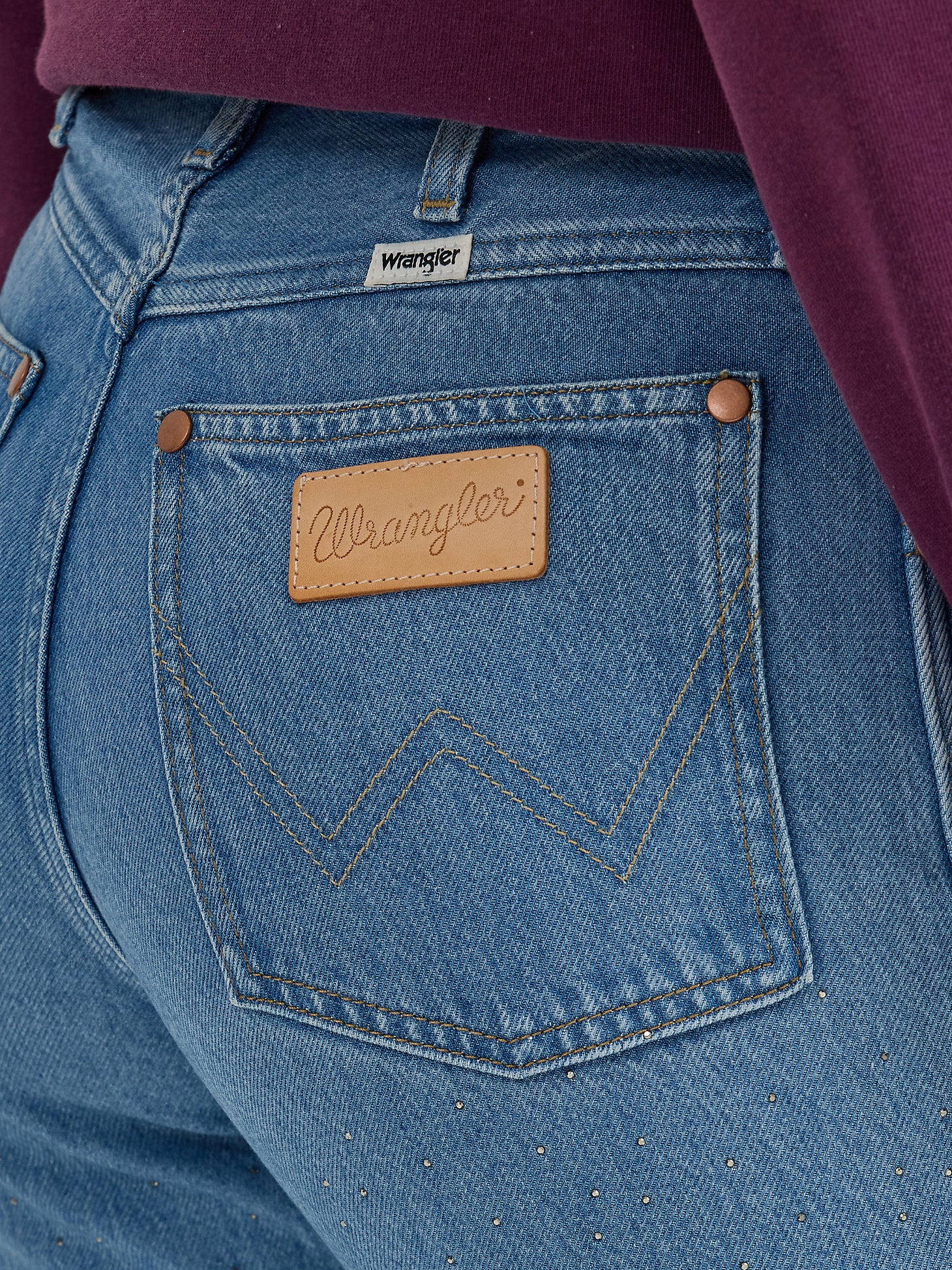 Wrangler Rhinestone Cowgirl Women's Straight Leg - Image 3