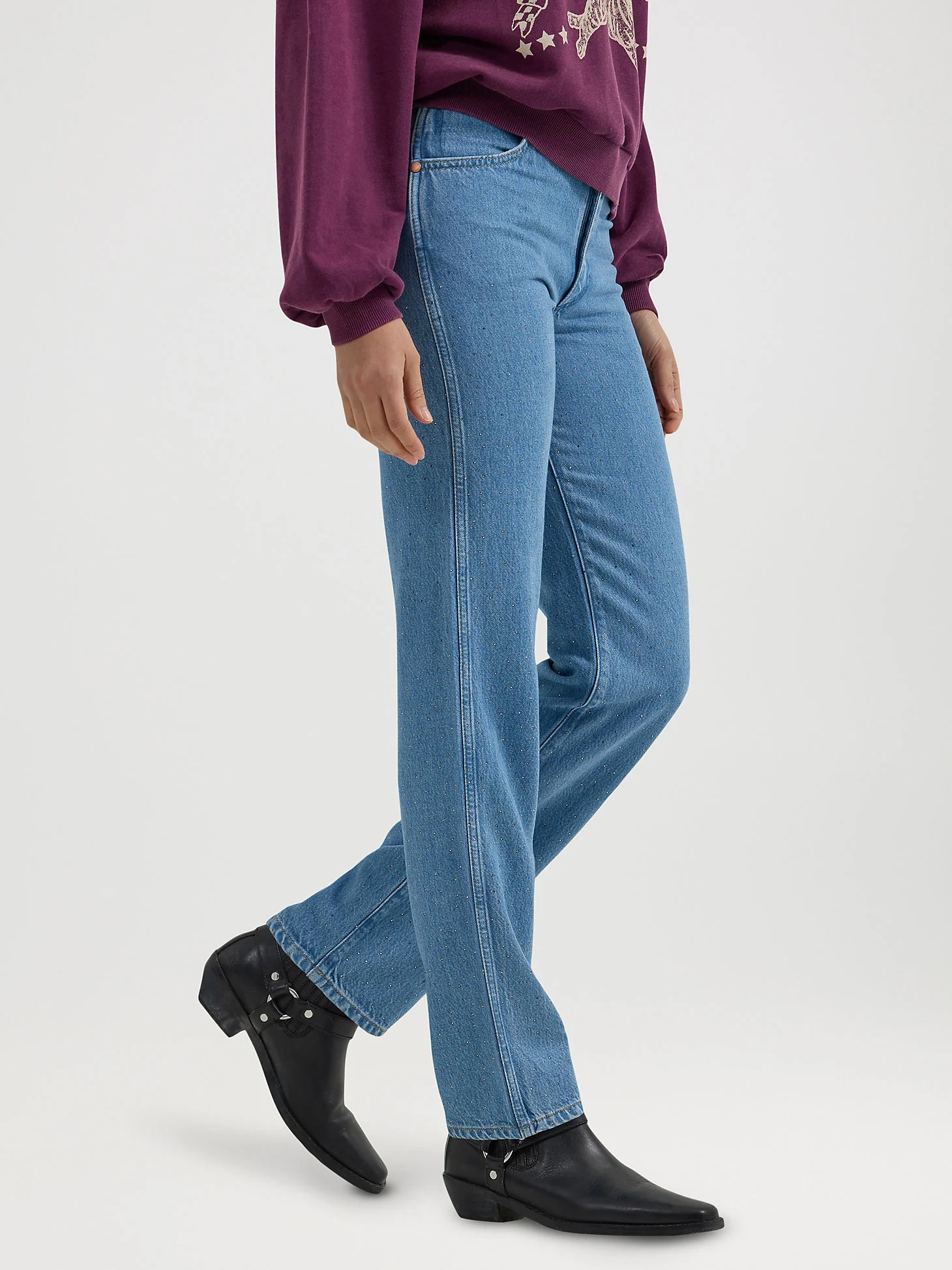 Wrangler Rhinestone Cowgirl Women's Straight Leg - Image 5