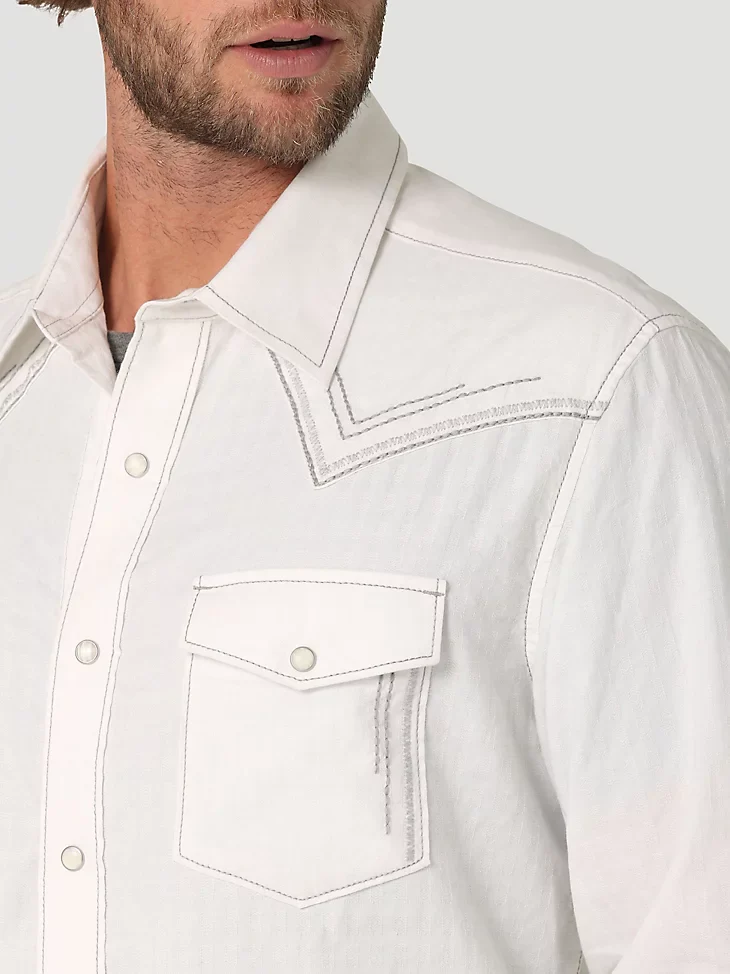 Final Sale ✨ Wrangler Rock 47 White - Image 2