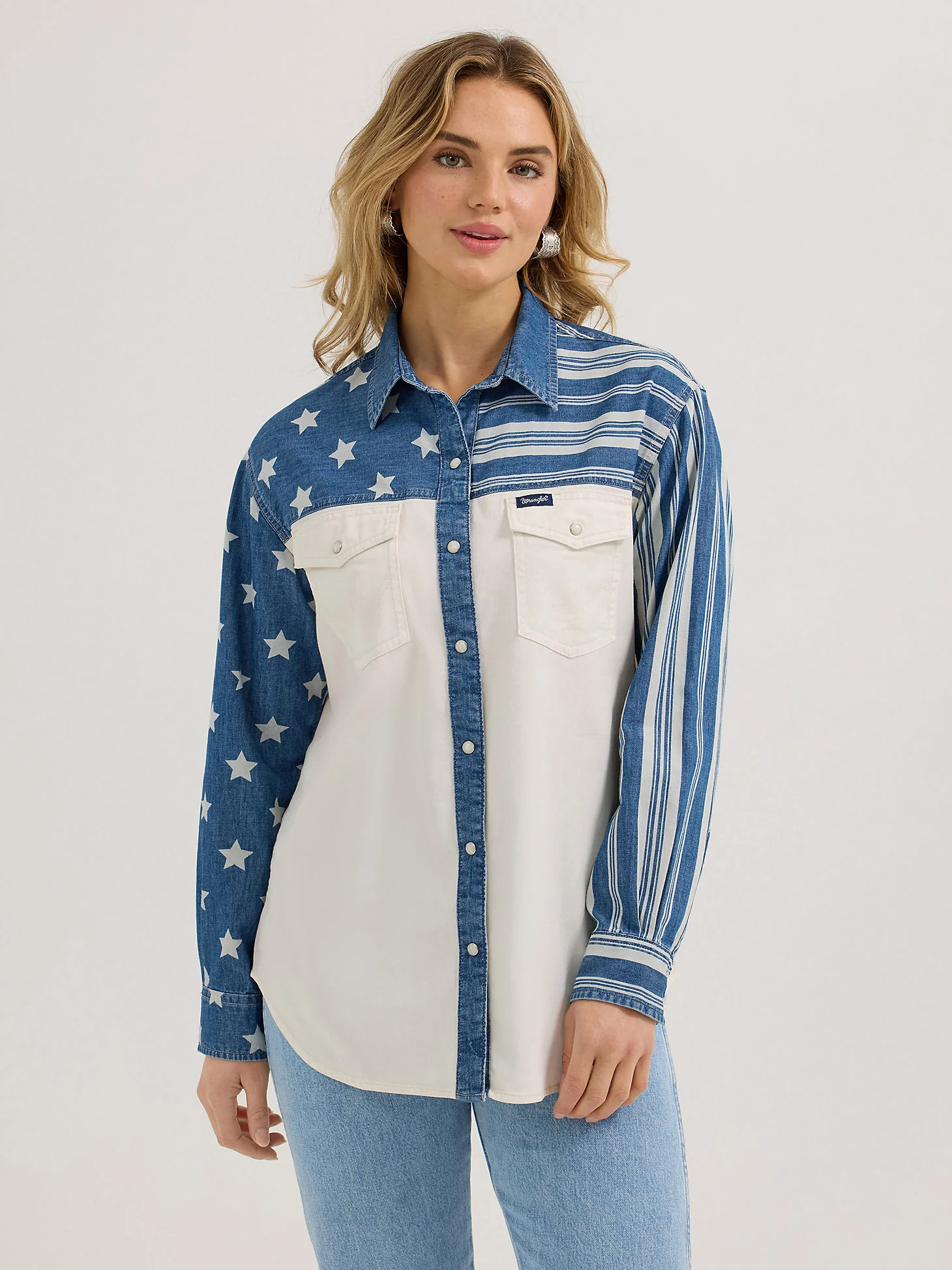 Wrangler Rodeo Lady Denim Snap Up - Image 2