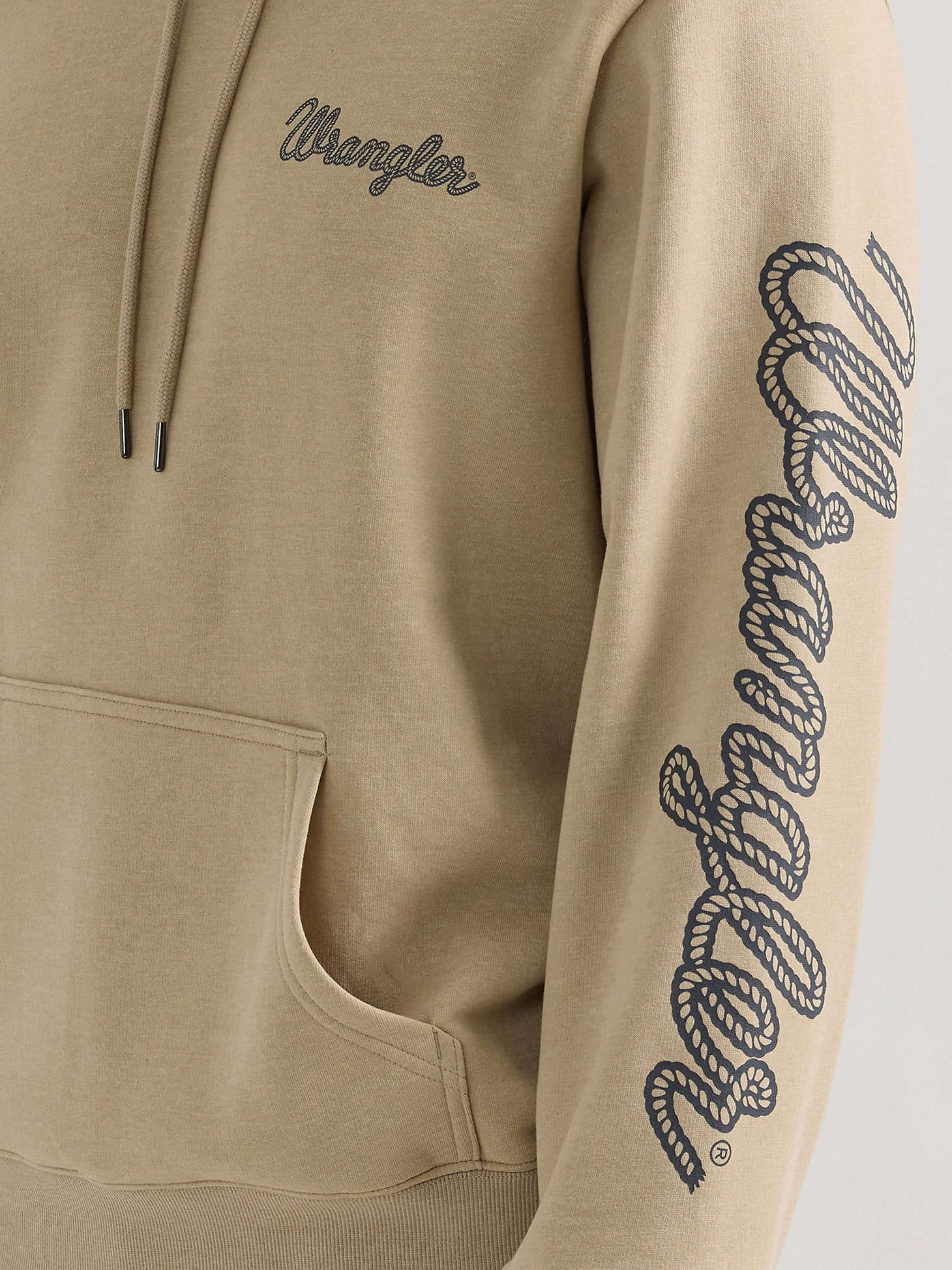 Wrangler Ropin Logo Men's Hoodie - Image 2