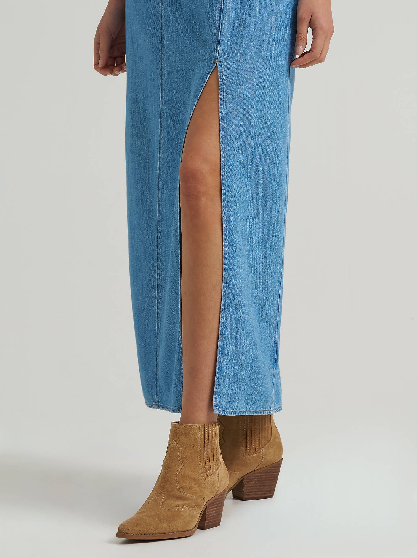 Wrangler Silhouette Denim Maxi Dress - Image 6