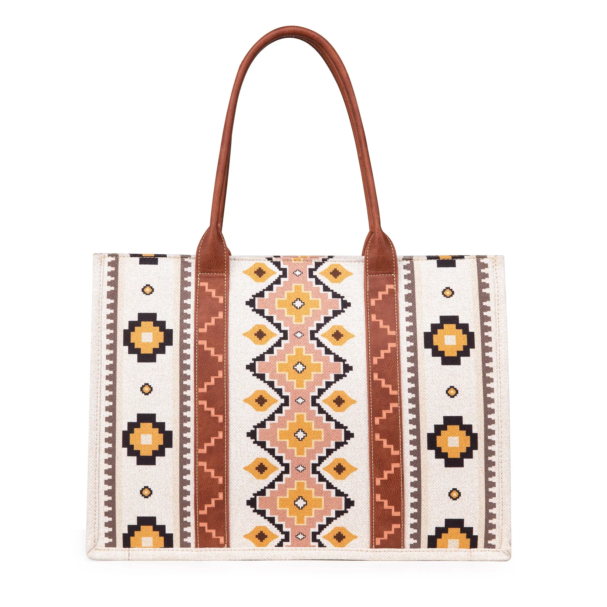 Wrangler Southwest Canvas Large Tote - Image 2