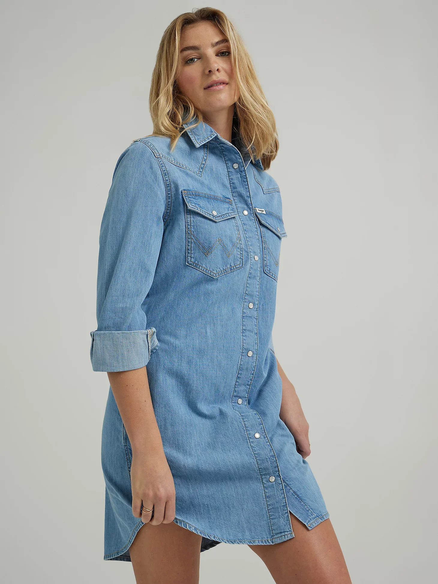 Final Sale ✨ Wrangler Tanya Denim Dress - Image 4