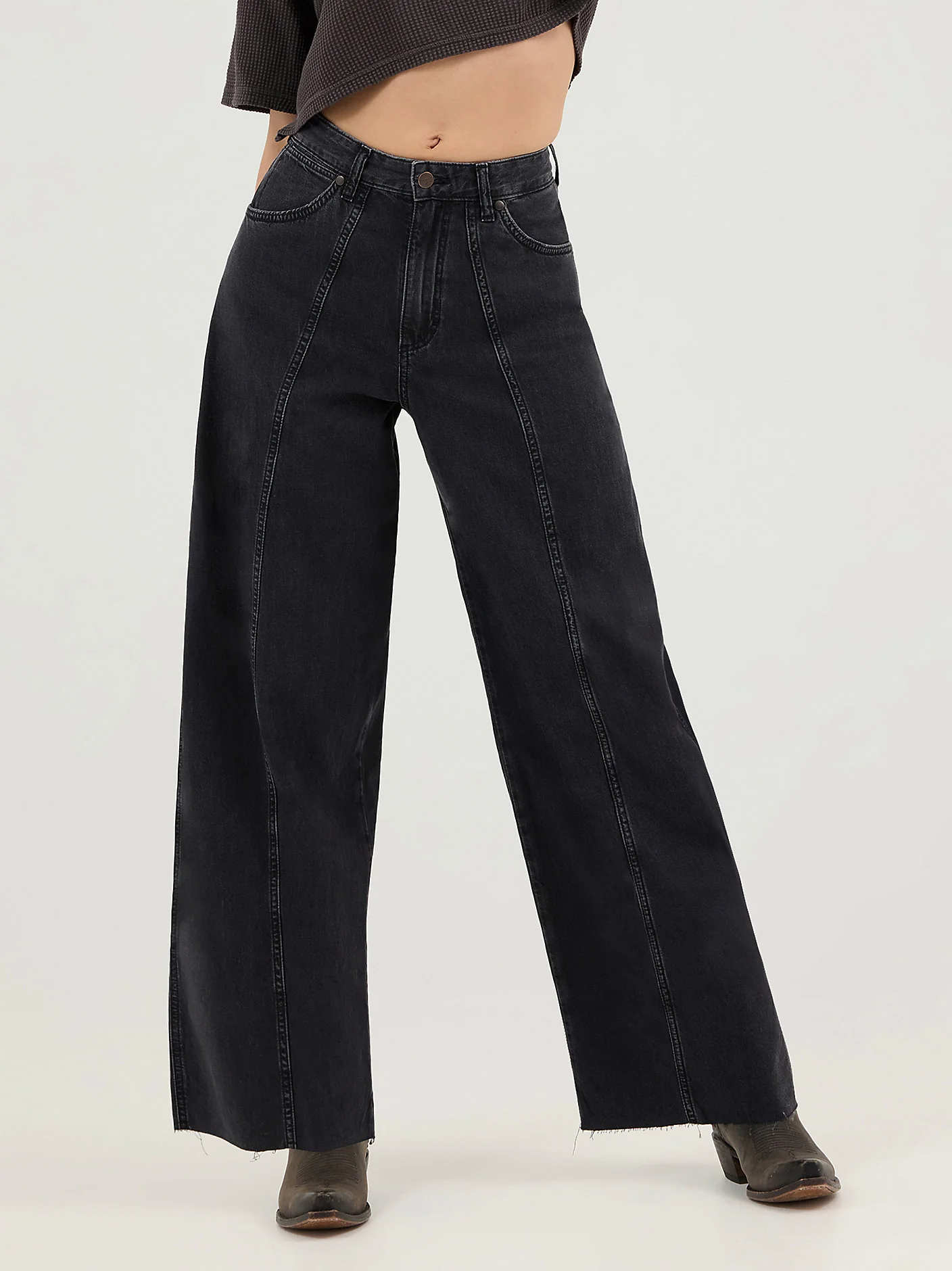 Wrangler Tatters Midnight Wide Leg - Image 3