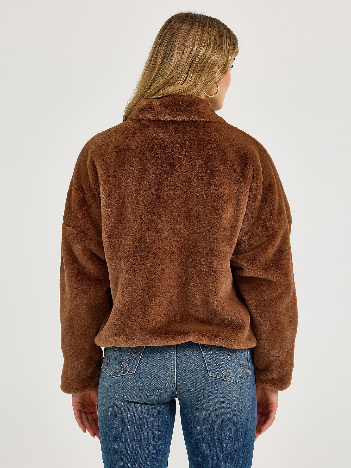 Wrangler Ultimate Fluff Brown Jacket - Image 4