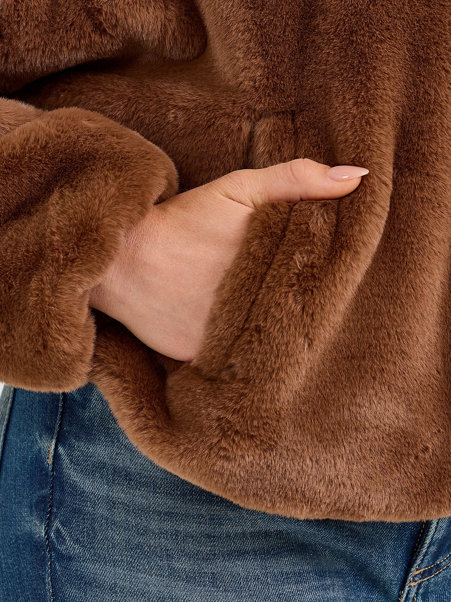 Wrangler Ultimate Fluff Brown Jacket - Image 6