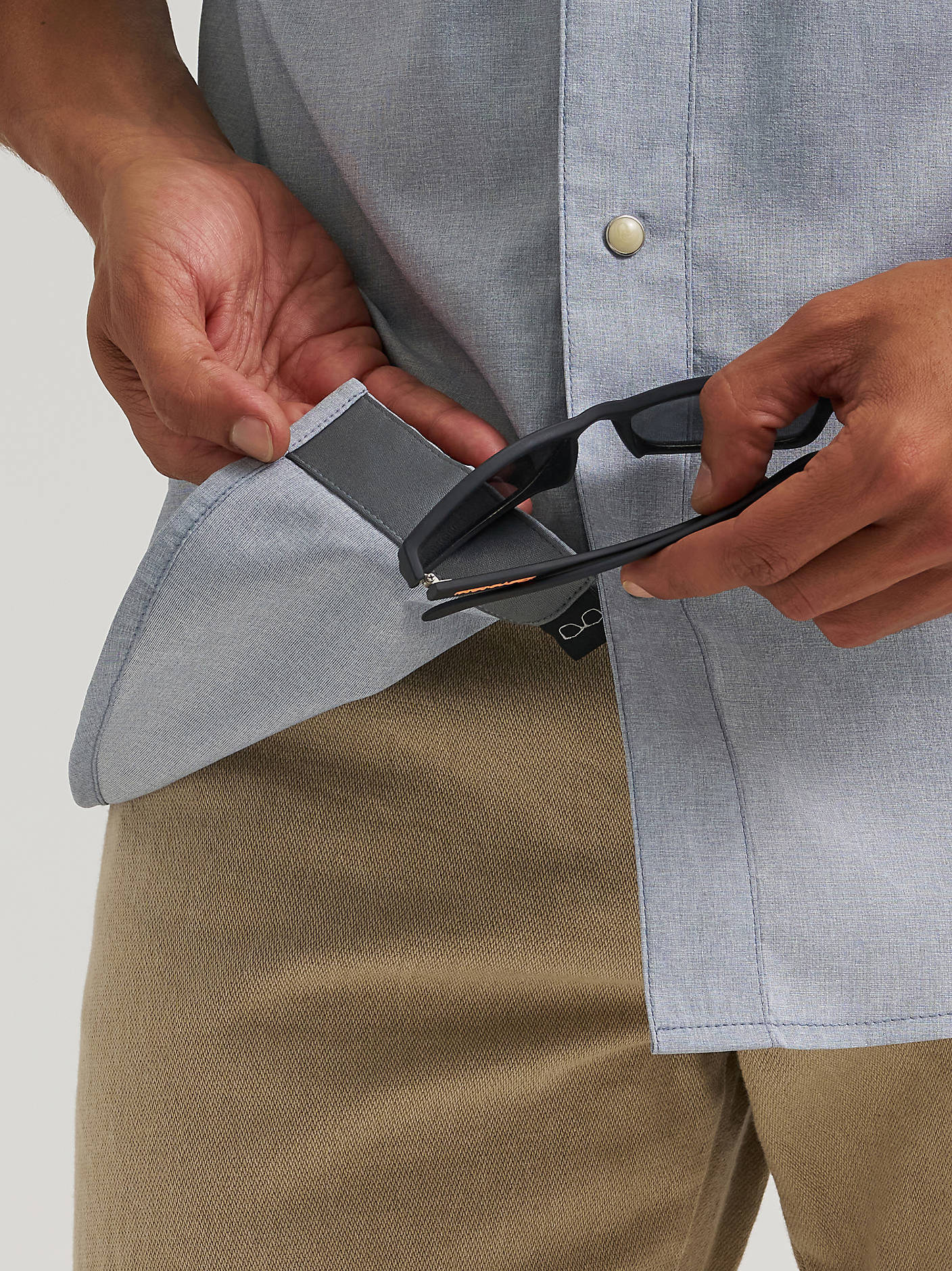 Wrangler Utility Snap Up Sea - Image 3