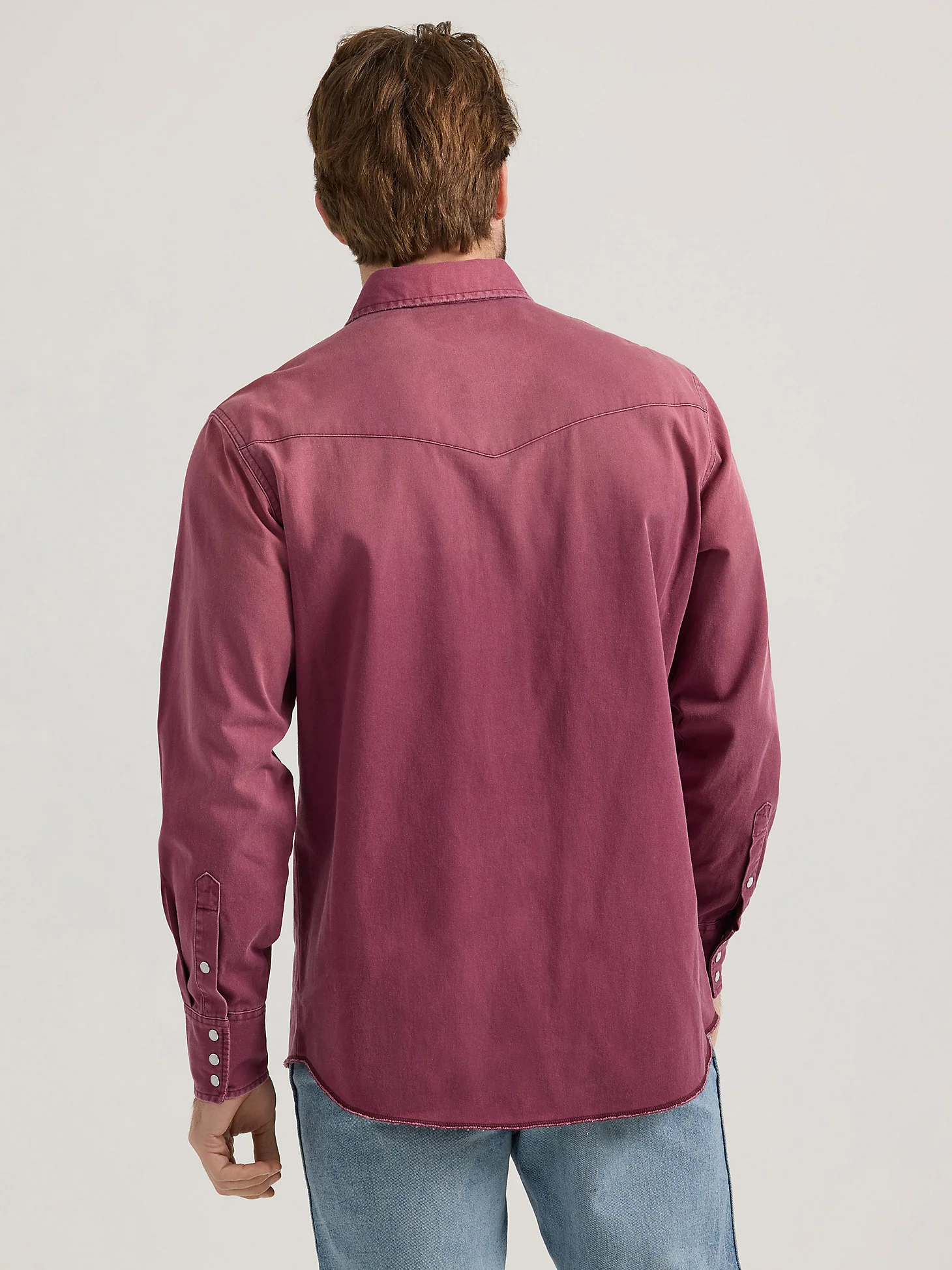 Wrangler Vintage Denim Crimson Men's Snap Up - Image 2