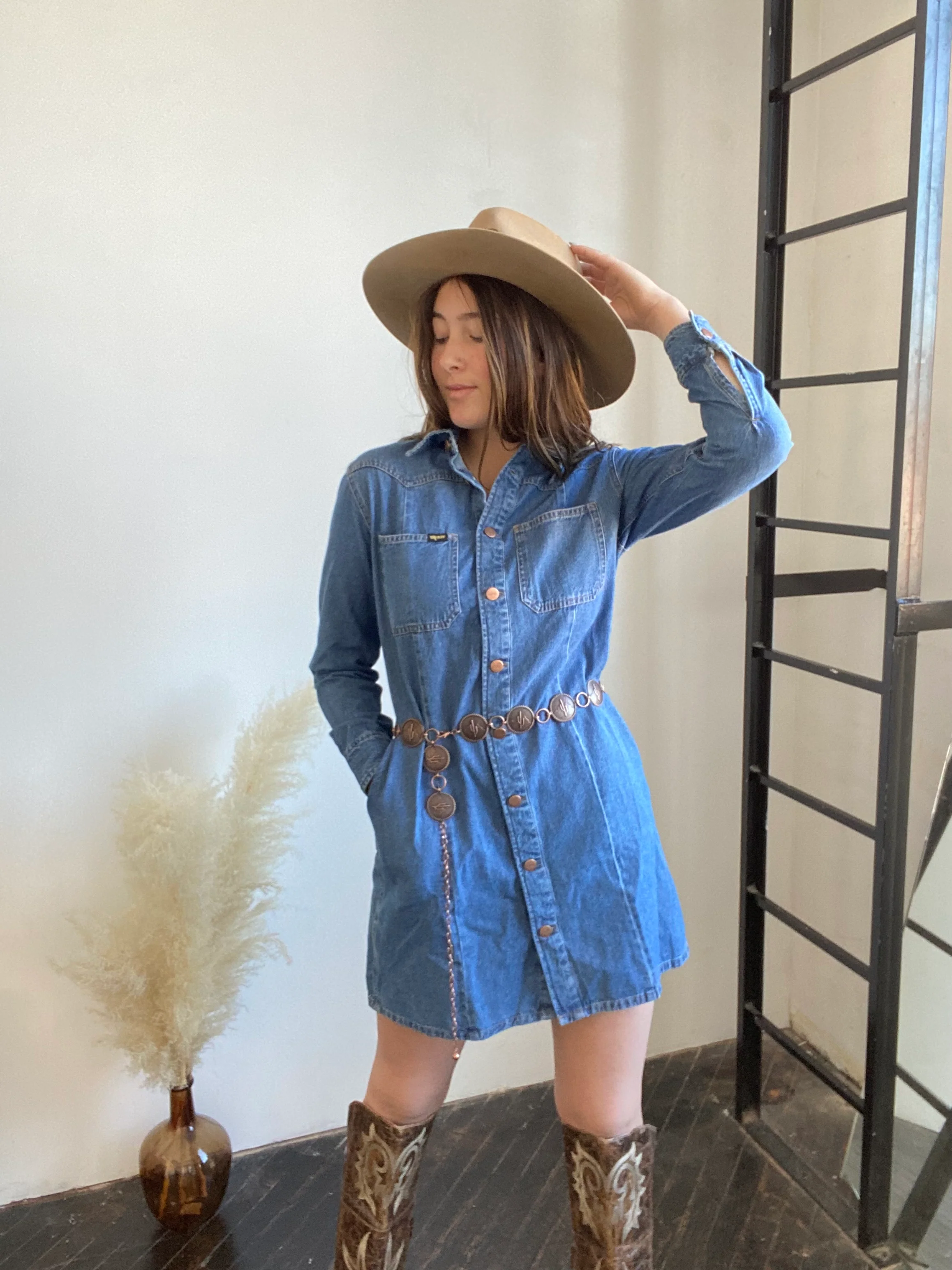 Final Sale ✨ Wrangler Beth Button Dress - Image 6