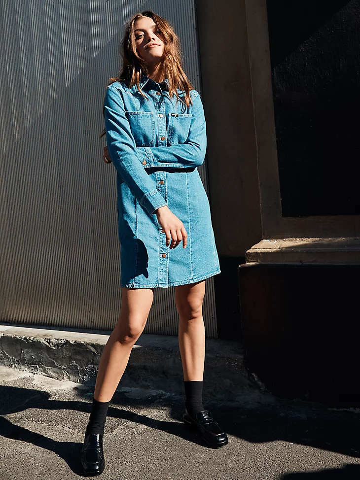 Final Sale ✨ Wrangler Beth Button Dress - Image 7
