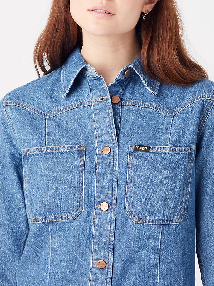 Final Sale ✨ Wrangler Beth Button Dress - Image 8