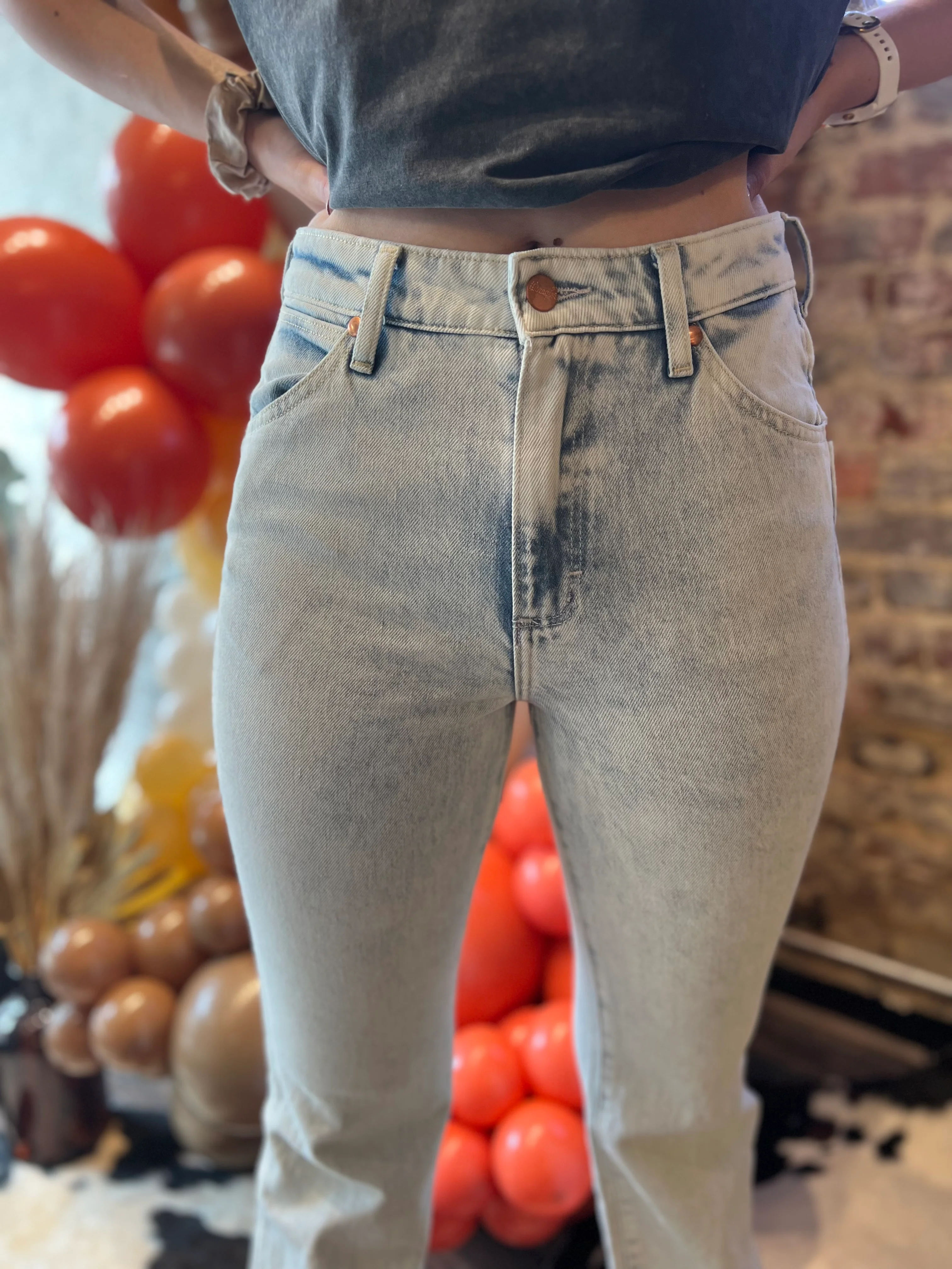 Final Sale ✨Wrangler Vintage Dusty Coastal Bootcut - Image 5