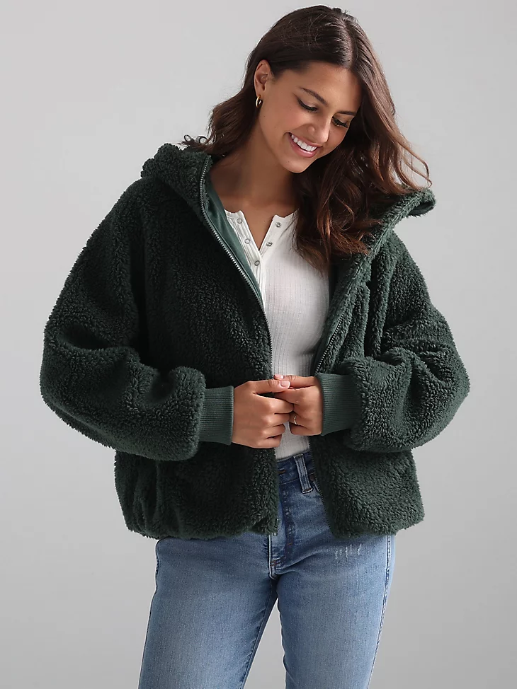 Final Sale ✨ Wrangler Sherpa Hooded Jacket - Image 3