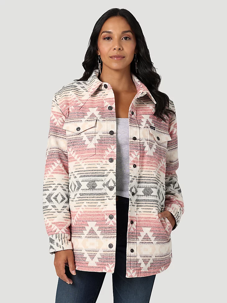 Final Sale ✨ Wrangler Sonoran Rose Shacket - Image 3
