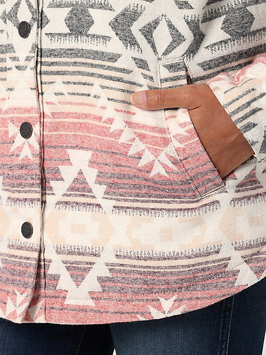 Final Sale ✨ Wrangler Sonoran Rose Shacket - Image 4