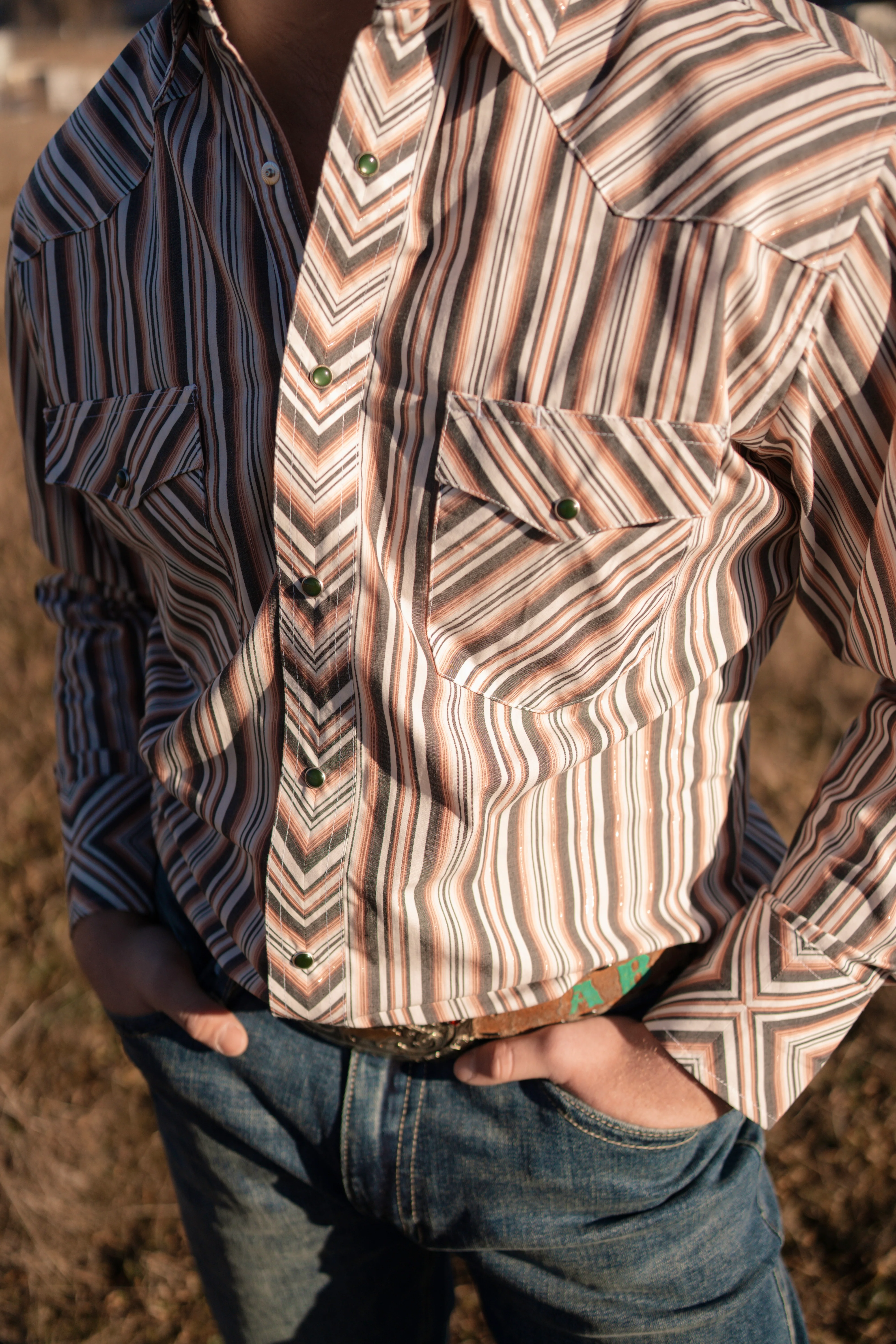 Final Sale ✨ Wrangler Silver Edition Stripe - Image 2
