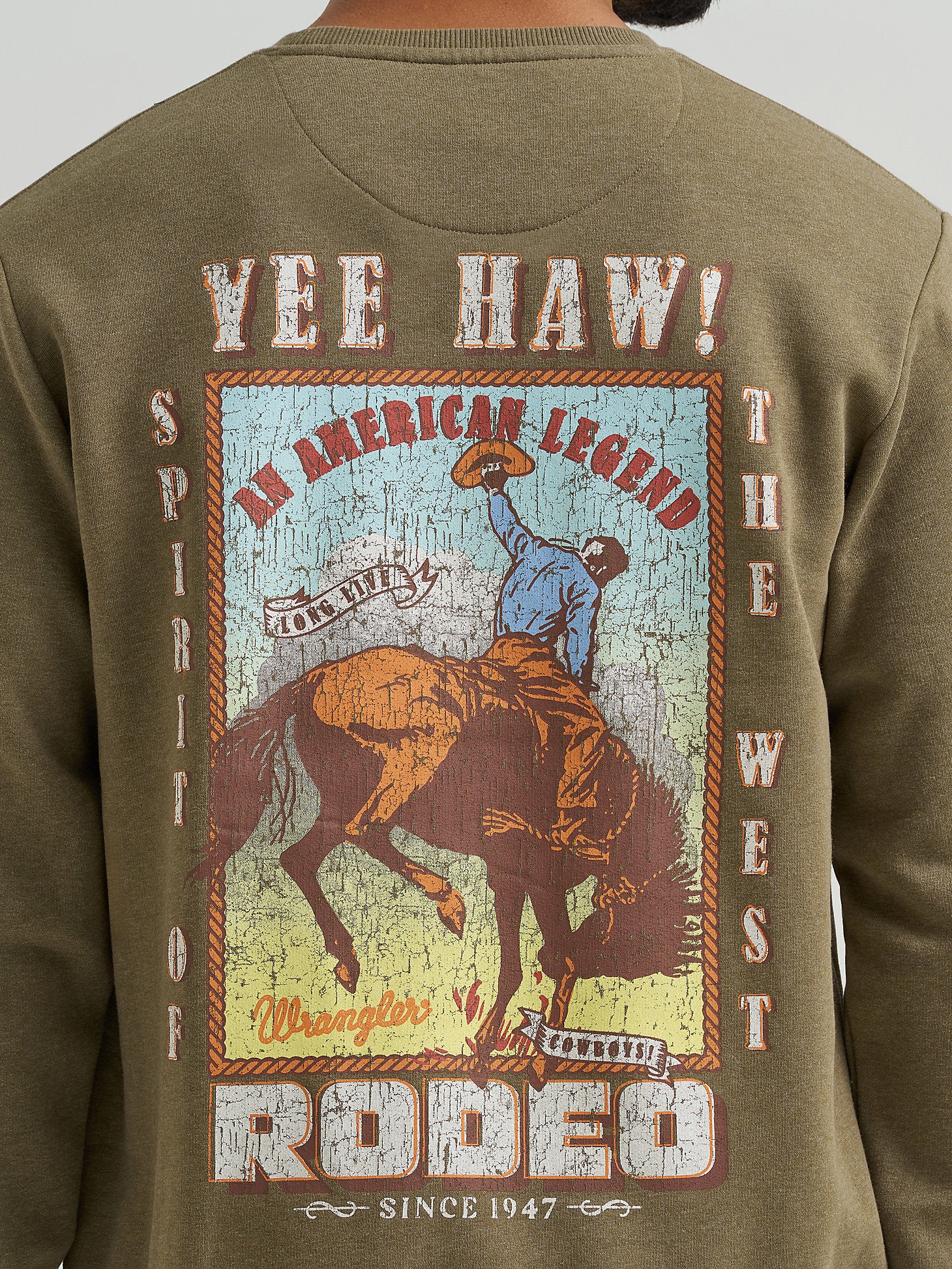 Wrangler Yee Haw Men's Sweatshirt - Image 3