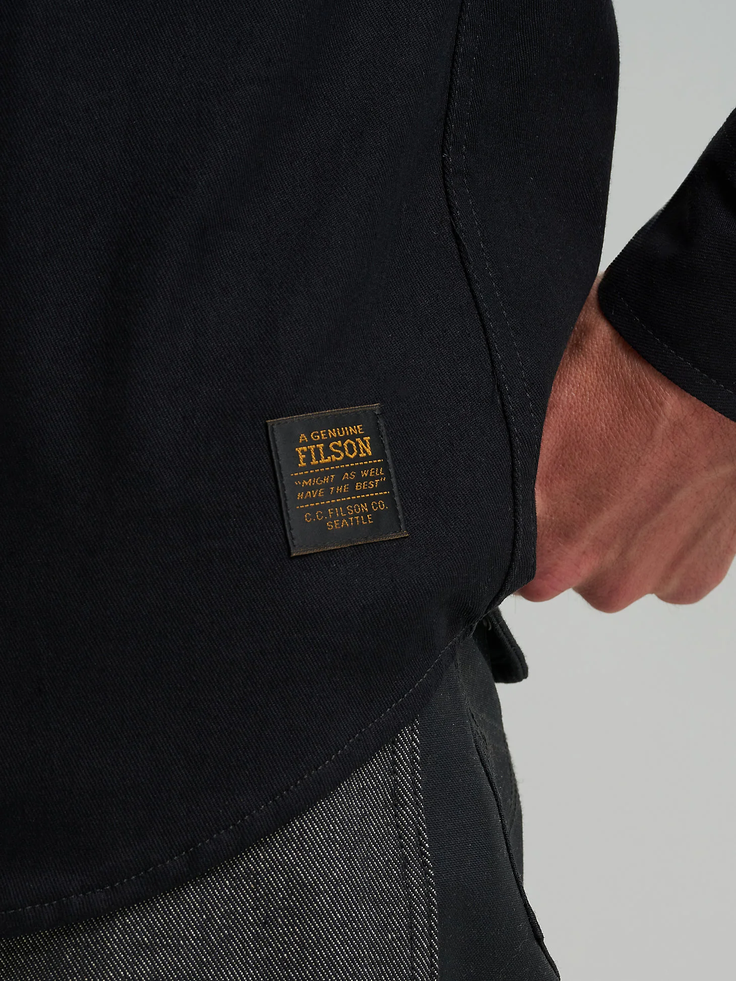 Wranlger Filson Adventure Shirt Black - Image 7
