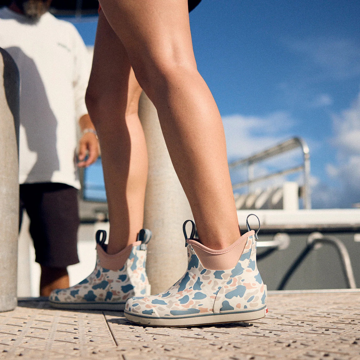 Xtratuf Ankle Deck Boot Ivory Duck Camo - Image 2