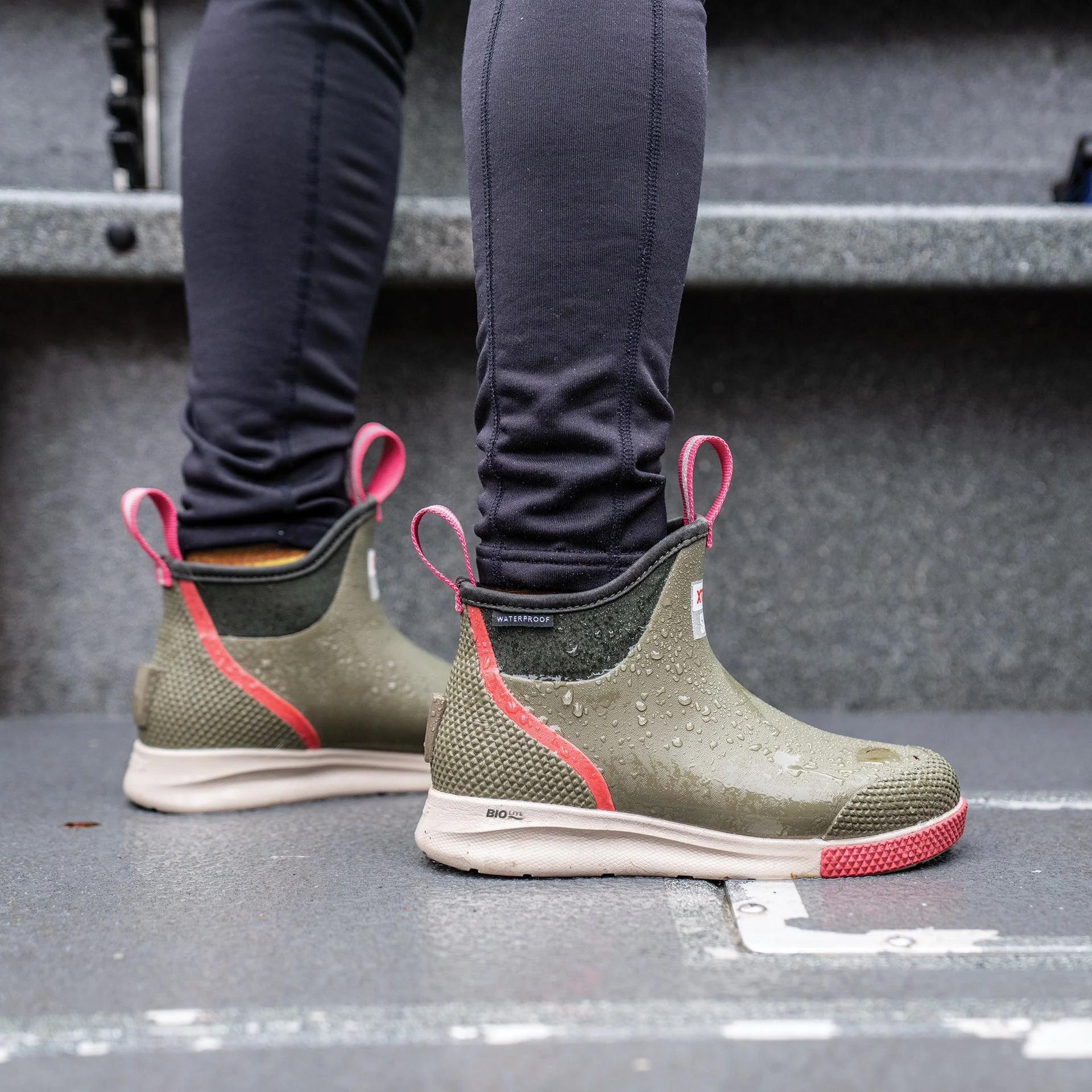 Xtratuf Ankle Deck Sport Boots Olive - Image 2
