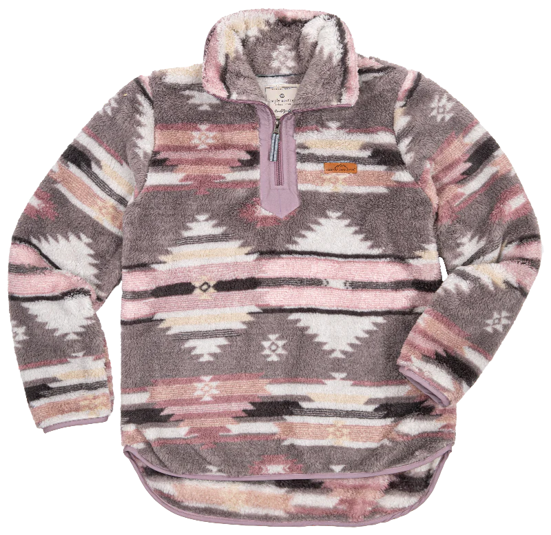 Final Sale ✨ Y Neck Pull Over Aztec Simply Southern